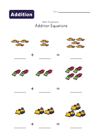 子供向けの簡単な足し算 - ワークシート32