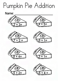 子供向けの簡単な足し算 - ワークシート60