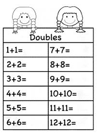 子供向けの簡単な足し算 - ワークシート63