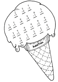 子供向けの簡単な足し算 - ワークシート73