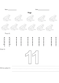 １０より大きい数字 - ワークシート1