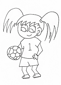 サッカーの塗り絵 -  37