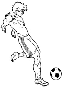 サッカーの塗り絵 -  57