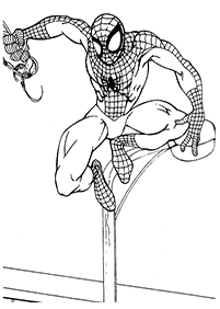 スパイダーマンの塗り絵 - 40