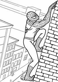 スパイダーマンの塗り絵 - 68