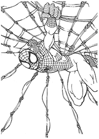 スパイダーマンの塗り絵 - 69