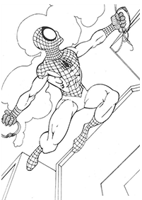 スパイダーマンの塗り絵 - 75