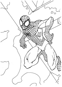 スパイダーマンの塗り絵 - 77