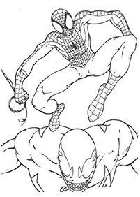 スパイダーマンの塗り絵 - 83