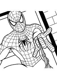 スパイダーマンの塗り絵 - 90