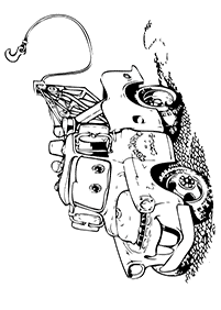 カーズ（ディズニー）の塗り絵 - 139