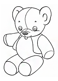 クマの塗り絵 - 18