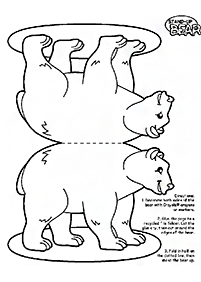 クマの塗り絵 - 92