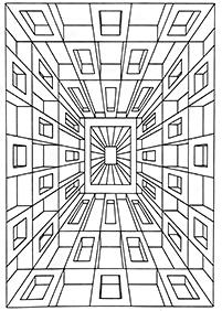 大人向けの塗り絵 – 208ページ目。