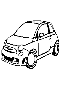 車の塗り絵 - 21