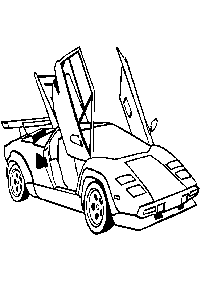 車の塗り絵 - 37