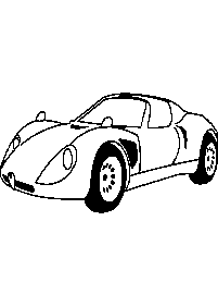 車の塗り絵 - 43