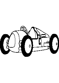 車の塗り絵 - 6ページ目