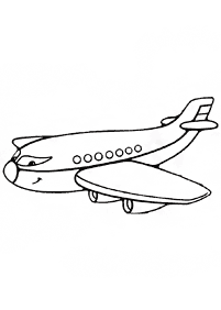 飛行機の塗り絵