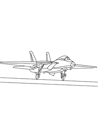 飛行機の塗り絵 - 29