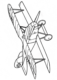 飛行機の塗り絵 - 30