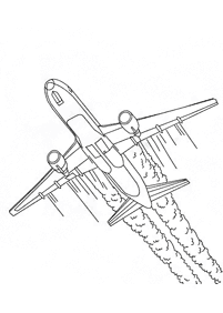 飛行機の塗り絵 - 37