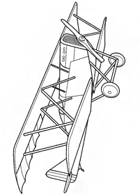 飛行機の塗り絵 - 38