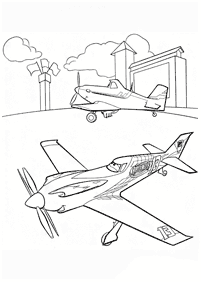 飛行機の塗り絵 - 39