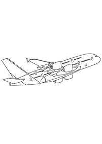 飛行機の塗り絵 - 41