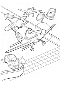 飛行機の塗り絵 - 51