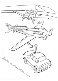 飛行機の塗り絵 - 55