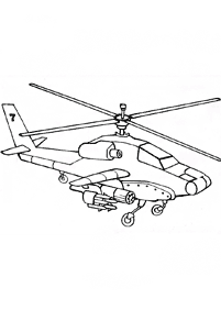 飛行機の塗り絵 - 56