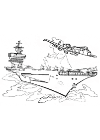 飛行機の塗り絵 - 58