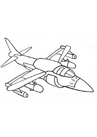 飛行機の塗り絵 - 65