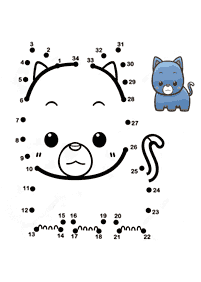 쉬운점잇기–학습지 116