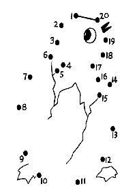 쉬운점잇기–학습지 71