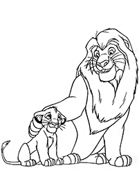 Kertas mewarna lion king – muka 16