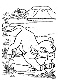 Kertas mewarna lion king – muka 30