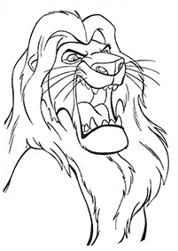 Kertas mewarna lion king – muka 31