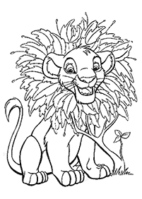 Kertas mewarna lion king – muka 4