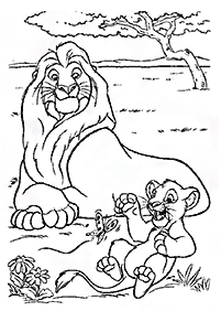 Kertas mewarna lion king – muka 61