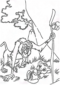 Kertas mewarna lion king – muka 73