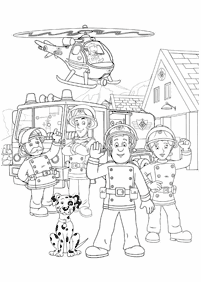 Kertas mewarna fireman Sam – muka 30