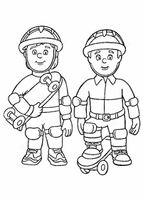 Kertas mewarna fireman Sam – muka 51