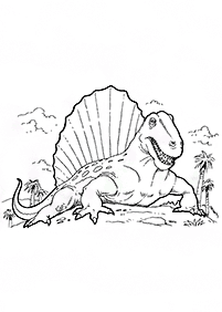 Kertas mewarna dinosaur – muka 48