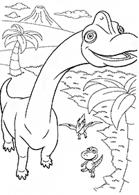 Kertas mewarna dinosaur – muka 74