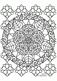 Kertas mewarna mandala – muka 46