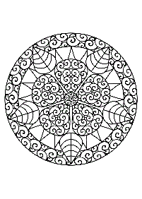 Kertas mewarna mandala – muka 50