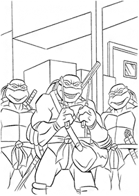 Kertas mewarna Ninja Turtles – muka 33