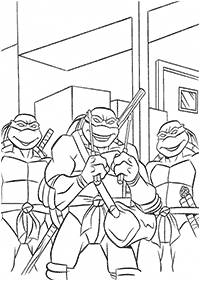 Kertas mewarna Ninja Turtles – muka 43